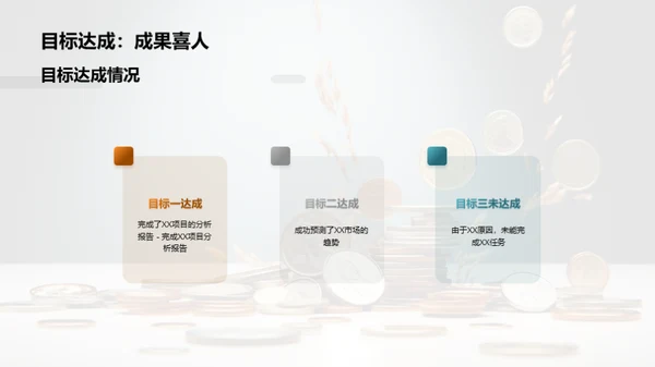 商务风财务金融总结汇报PPT模板