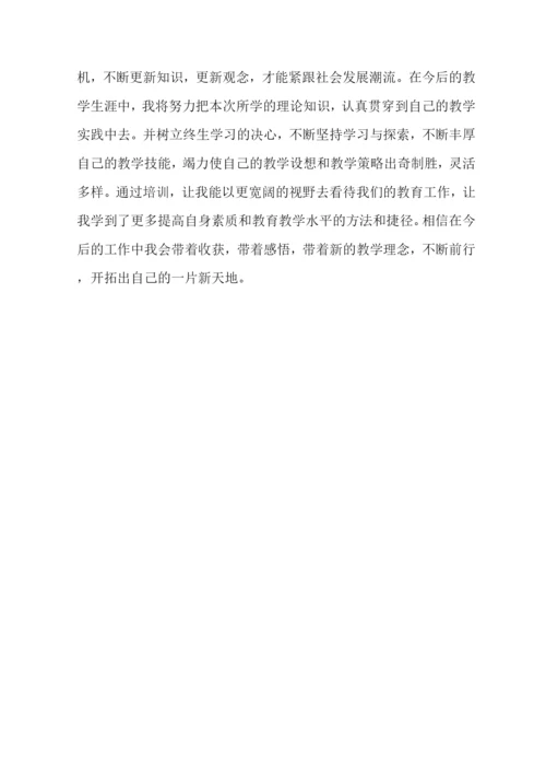 中小学教师培训心得体会范文.docx