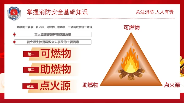 政府部门消防安全培训PPT模板