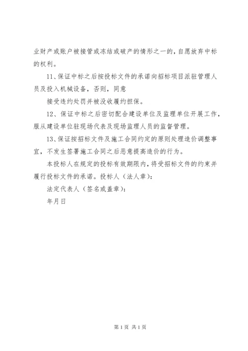 无行贿犯罪记录承诺函.docx