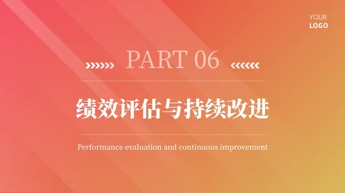 橙色简约风生产运营绩效工作汇报