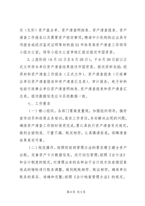 事业单位资产清查工作报告范文最新.docx