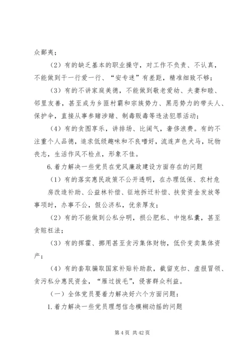 机关党建问题清单.docx