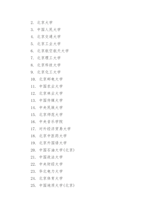全国211大学和985大学名单.docx