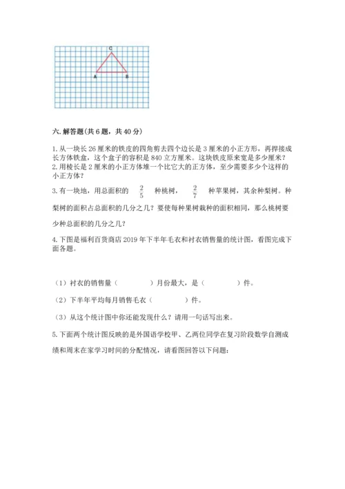 人教版五年级下册数学期末测试卷审定版.docx