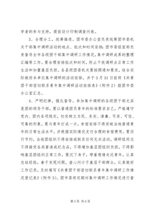 青年集中调研活动方案.docx