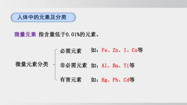 课题1 化学与人体健康 课件(共43张PPT)2024-2025学年人教版九年级化学下册