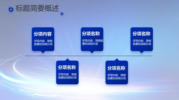 蓝色科技感科技项目信息化工作总结PPT
