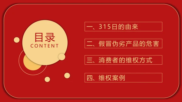 国际消费者权益保护日打假科普PPT模板
