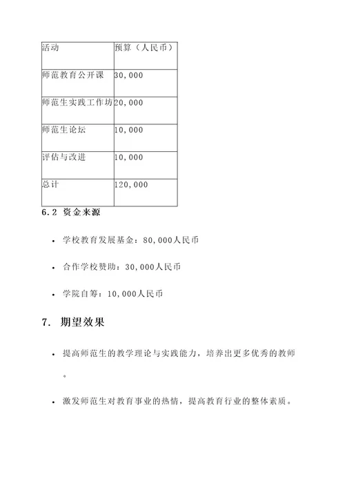 师范课堂推广方案