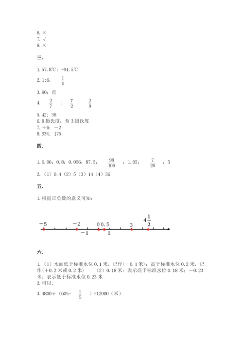 杭州文澜中学小升初数学试卷含答案（新）.docx