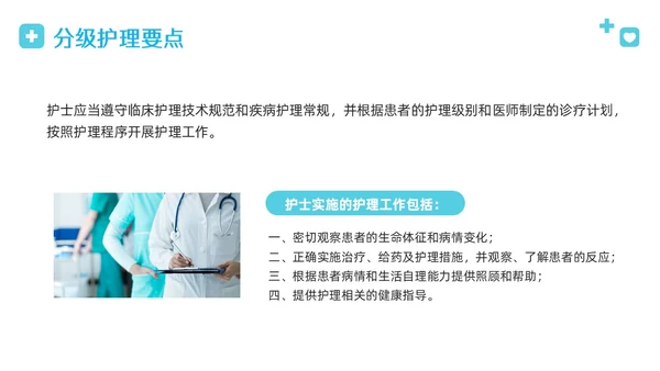 蓝色简约病床管理规章制度PPT模板宣传PPT动态PPT管理制度