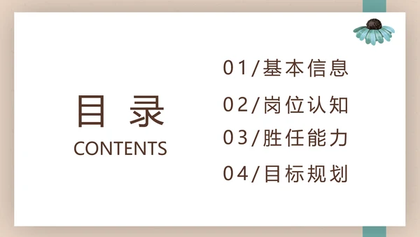 文艺小清新个人简历自我介绍动态PPT模板