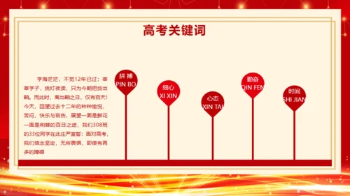 百日誓师大会决战高考通用PPT模板