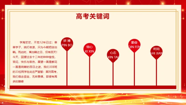 百日誓师大会决战高考通用PPT模板