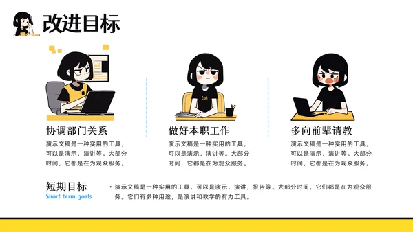 打工人个人工作总结汇报通用PPT模板