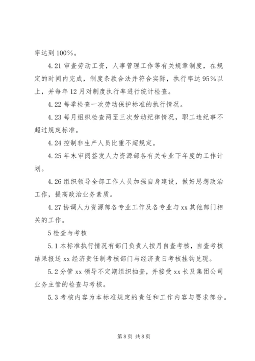 人力资源部主任工作责任制度.docx