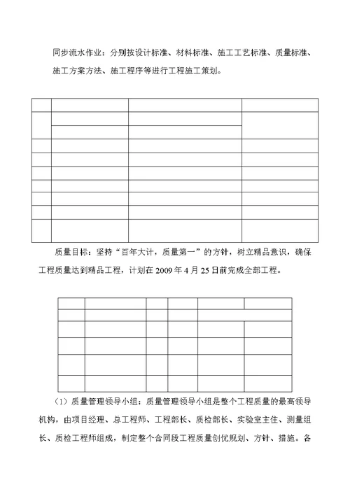 高速公路声屏障施工组织设计
