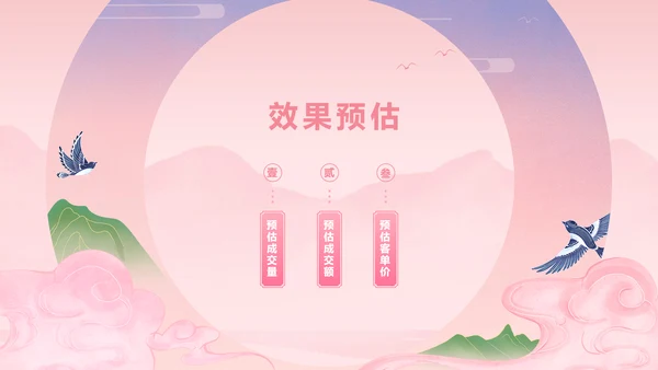 简约渐变古风插画七夕活动策划营销提案