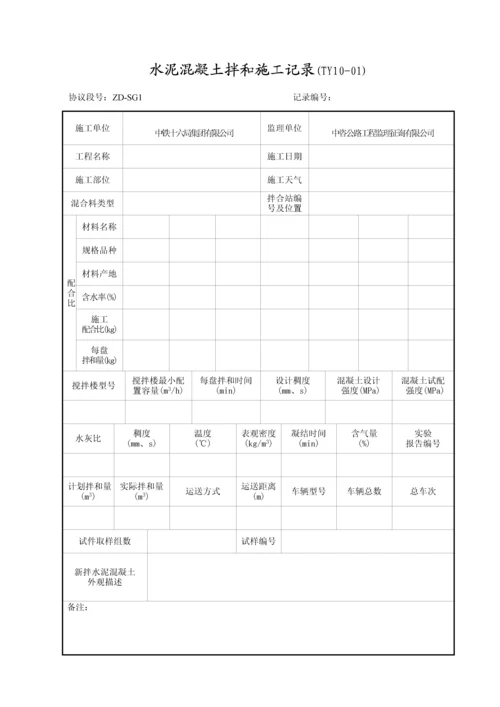 排水沟资料表格.docx