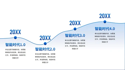 简约商务企业发展时间轴PPT模板