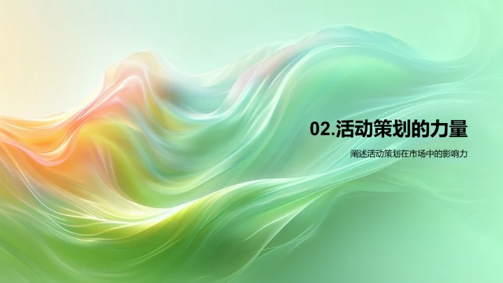 餐饮活动营销PPT模板