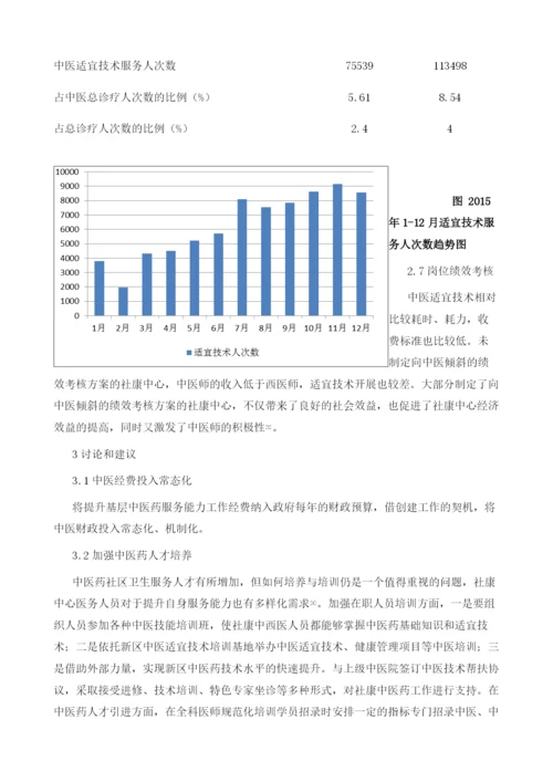 深圳市龙华新区社康中心中医适宜技术发展现状及分析1.docx