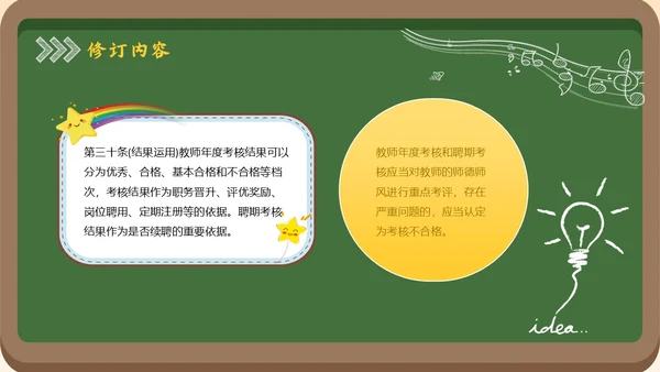 黑板风简约学习教师法教师PPT教师培训