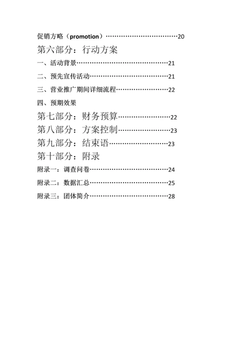 湖南大学第五届营销策划大赛策划书第一名.docx