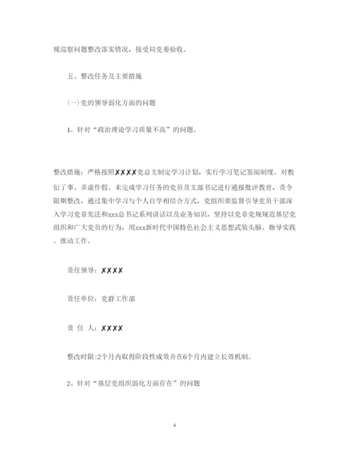 2022巡察组巡察反馈意见整改方案.docx