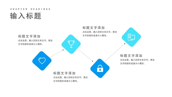 蓝色渐变风商务员工入职培训PPT模板
