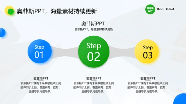 绿色商务风竞赛路演PPT