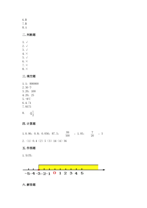 小升初六年级期末试卷精品【达标题】.docx