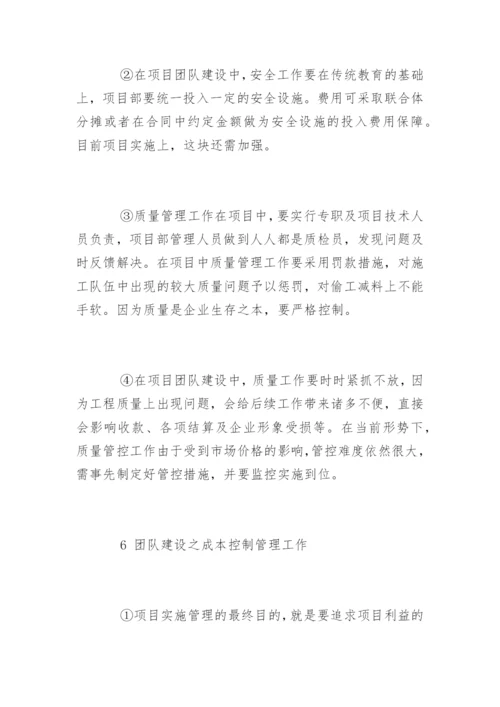 团队建设与项目管理.docx