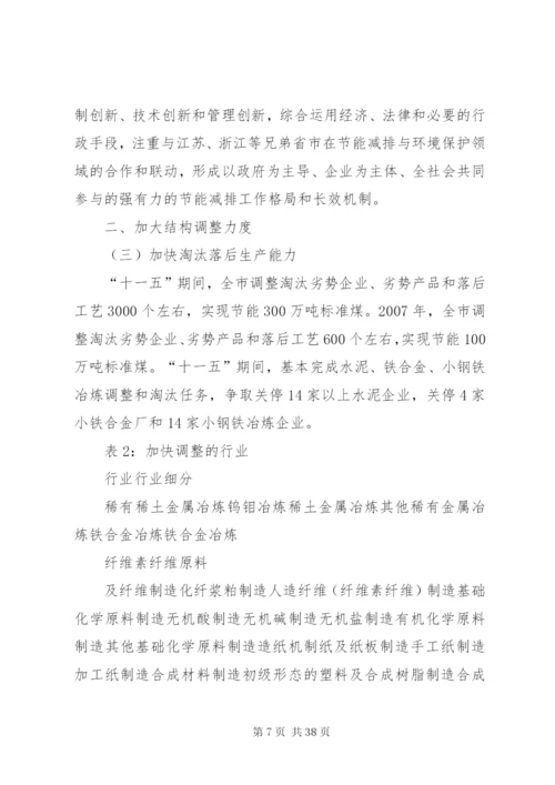 县政府节能减排工作实施方案精编.docx