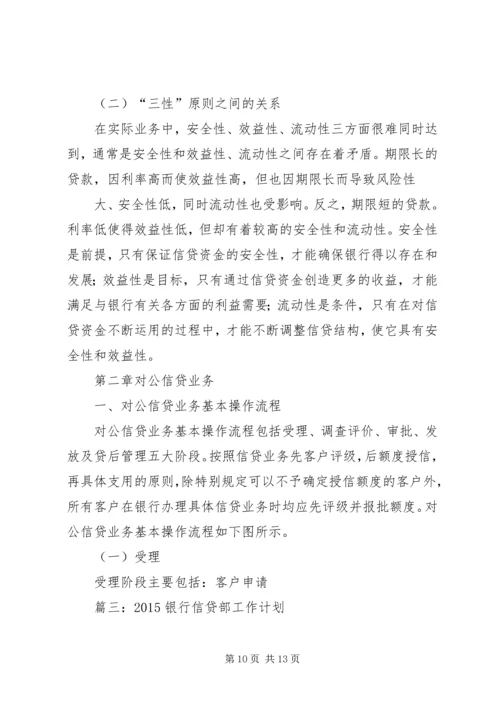 银行信贷培训方案.docx
