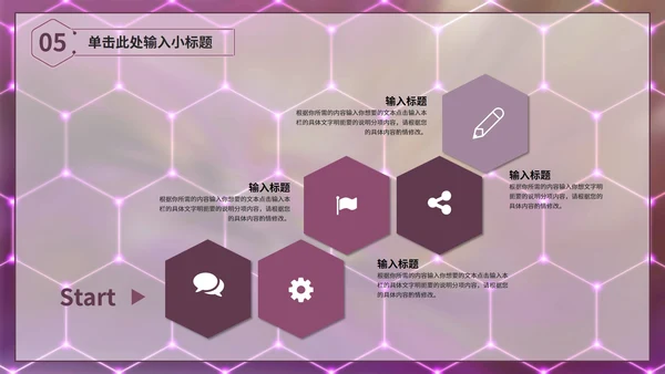 紫色炫酷述职报告PPT模板