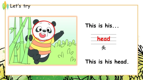 Module 10 Unit 1 This is his head  课件(共32张PPT)