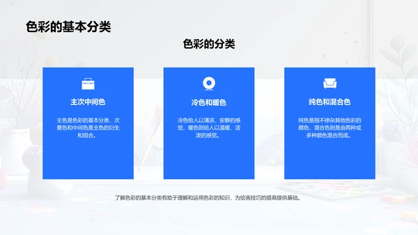 色彩知识与应用PPT模板