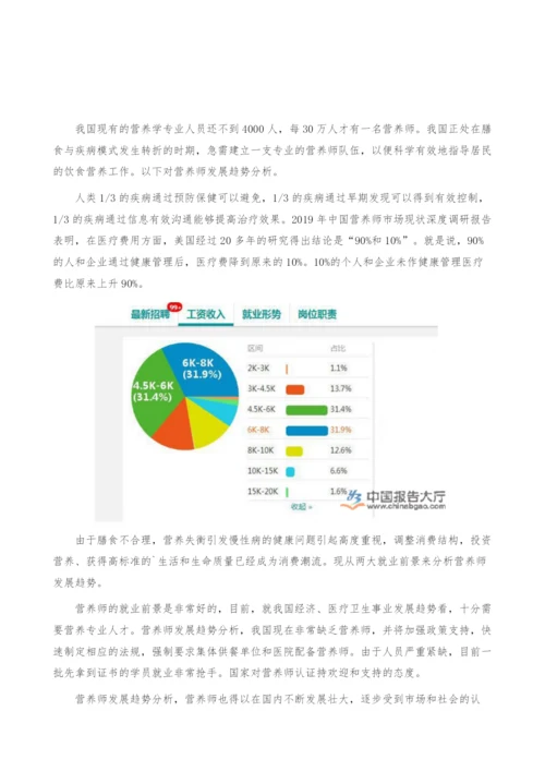 营养师发展趋势分析-产业报告.docx