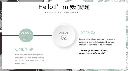 极简艺术时尚室内装饰设计展示PPT动态模板