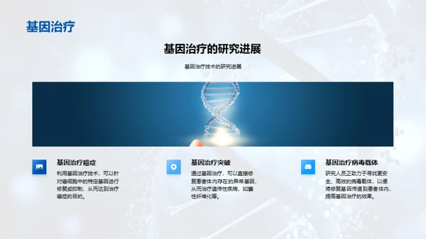 商务风生物医疗教学课件PPT模板