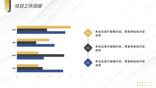 简约纹理渐变工作复盘总结PPT模板