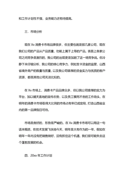 销售经理的年度工作总结及工作计划范文.docx