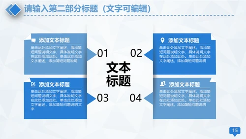 医学医疗蓝色简约工作汇报通用PPT模板