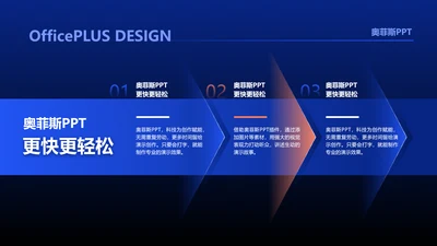 简约风递进关系3项PPT图文页