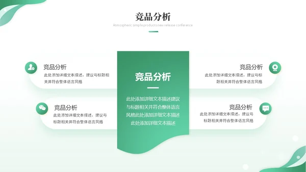 绿色简约科技线条产品介绍公司介绍项目介绍企业介绍ppt模板