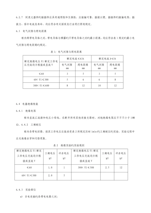 GZDW智能型高频开关直流电源系统企业重点标准.docx