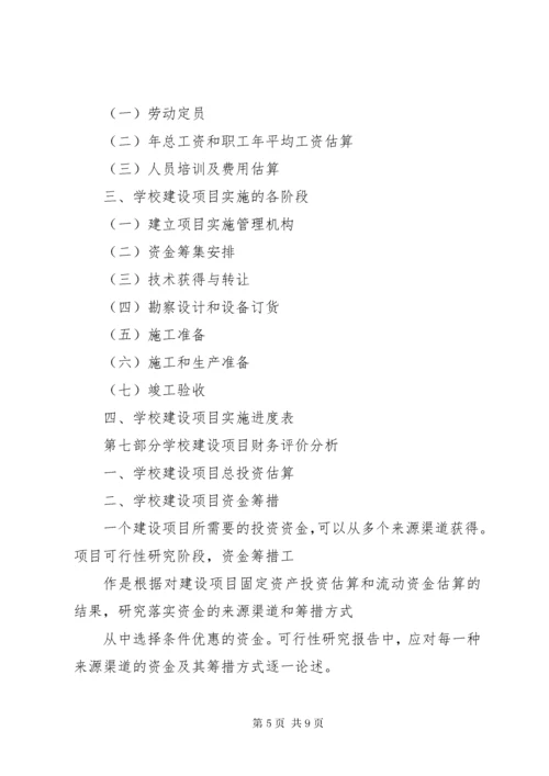 学校建设项目申请报告.docx