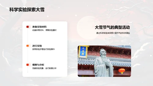 大雪节气的校园文化